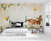 3D Watercolor Spring Floral Background Wall Mural Wallpaper GD 3298- Jess Art Decoration