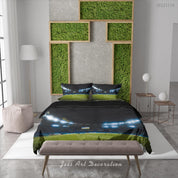 3D Rome Football Field Spectator Seats Lamplight Quilt Cover Set Bedding Set Duvet Cover Pillowcase 865