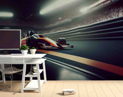 3D Red F1 Formula Racing Wallpaper Wall Mural Wall Decor Wall Art Wall Sticker Remoable Wallpaper