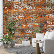 3D Old Red Brick Wall Texture Wall Mural Wallpaper GD 5620- Jess Art Decoration