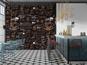 3D Coffee Shop Dessert Wall Mural Wallpaper 23