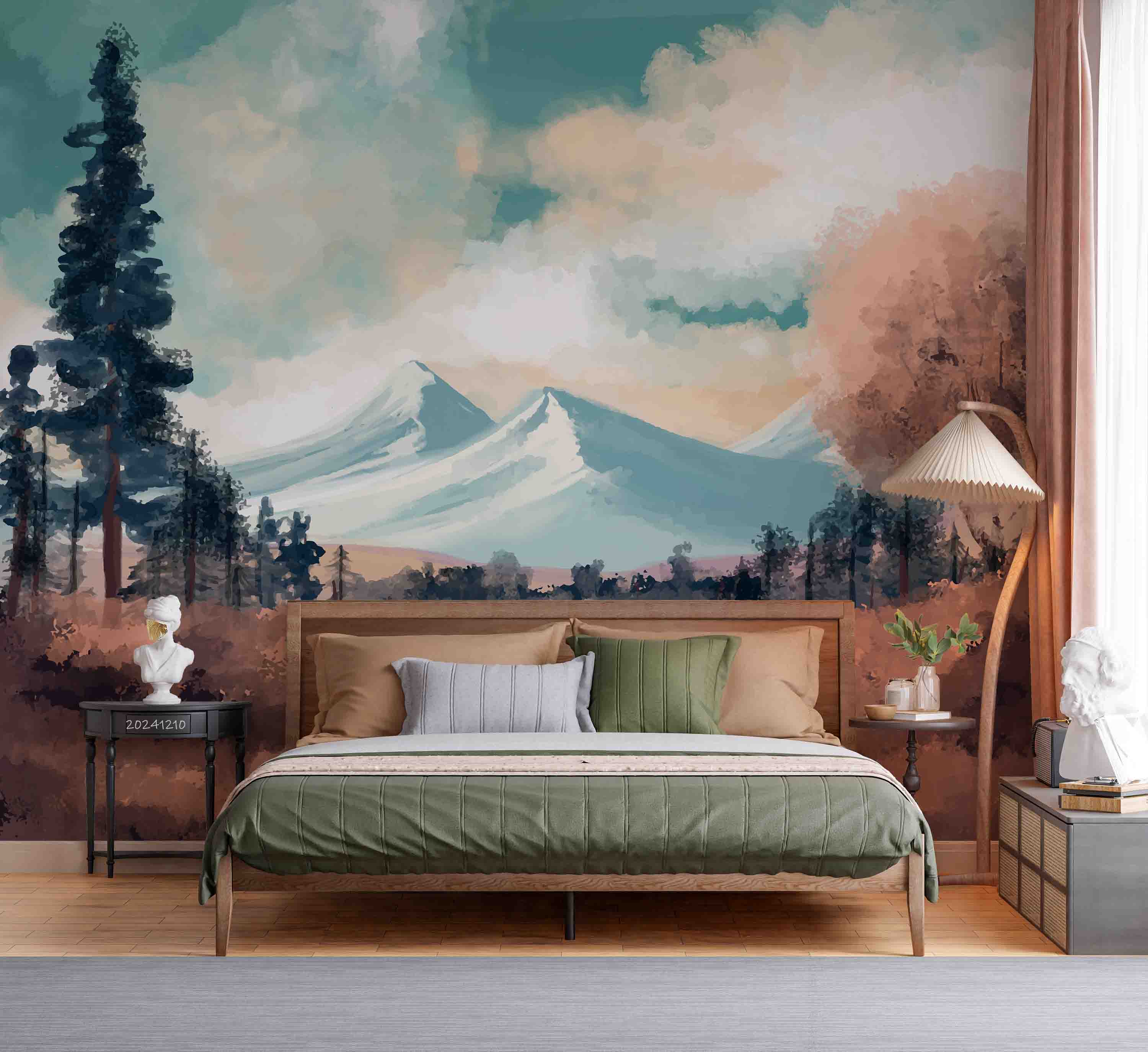 3D Hand Drawn Landscape Oil Painting Wallpaper Wall Mural Wall Decor Wall Art Wall Sticker Remoable Wallpaper 2