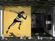 3D Gym Fitness Gymnasium Wall Mural Wallpaper 42