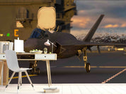 3D Lockheed Martin F-35 Lightning II Wall Mural Wallpaper GD 5406- Jess Art Decoration