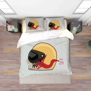 3D Walrus Tooth Tongue Quilt Cover Set Bedding Set Duvet Cover Pillowcase 392