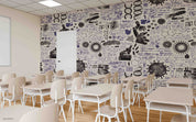 3D School STEM Science Lab Classroom Teaching Aid Biology Wall Mural Wallpaper 8