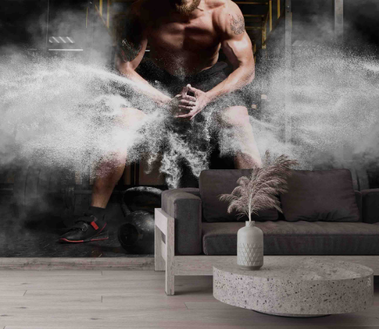 Fitness Muscle Men Gym Wallpaper gym & fitness wall mural for gym, fitness studio or training room - view 5