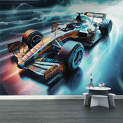 3D F1 Formula One Racing Wallpaper Wall Mural Wall Decor Wall Art Wall Sticker Remoable Wallpaper