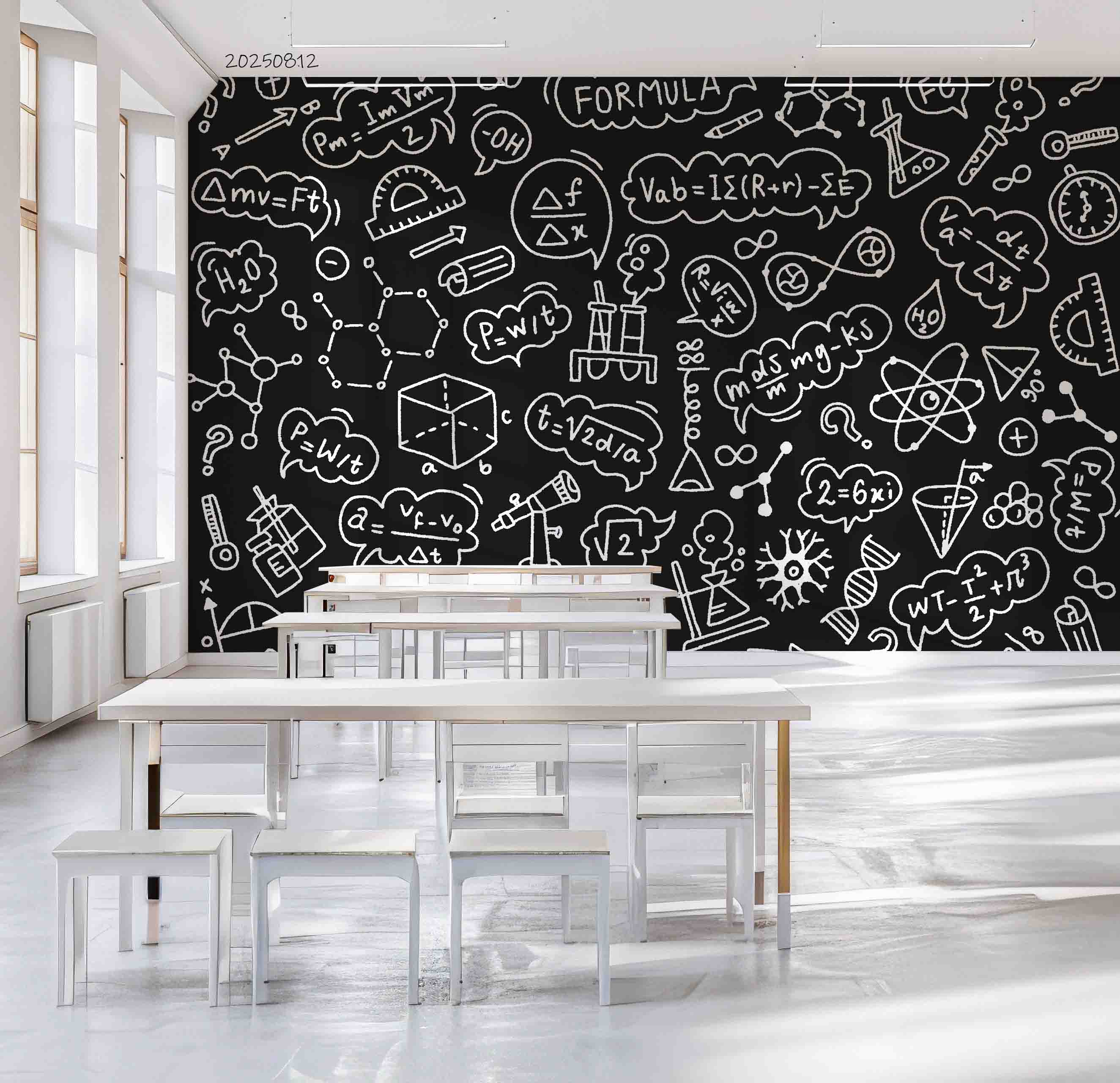 3D School STEM Science Lab Classroom Teaching Aid Chemistry Wall Mural Wallpaper 35