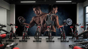 3D Gym Fitness Gymnasium Dumbbell Wall Mural Wallpaper 69