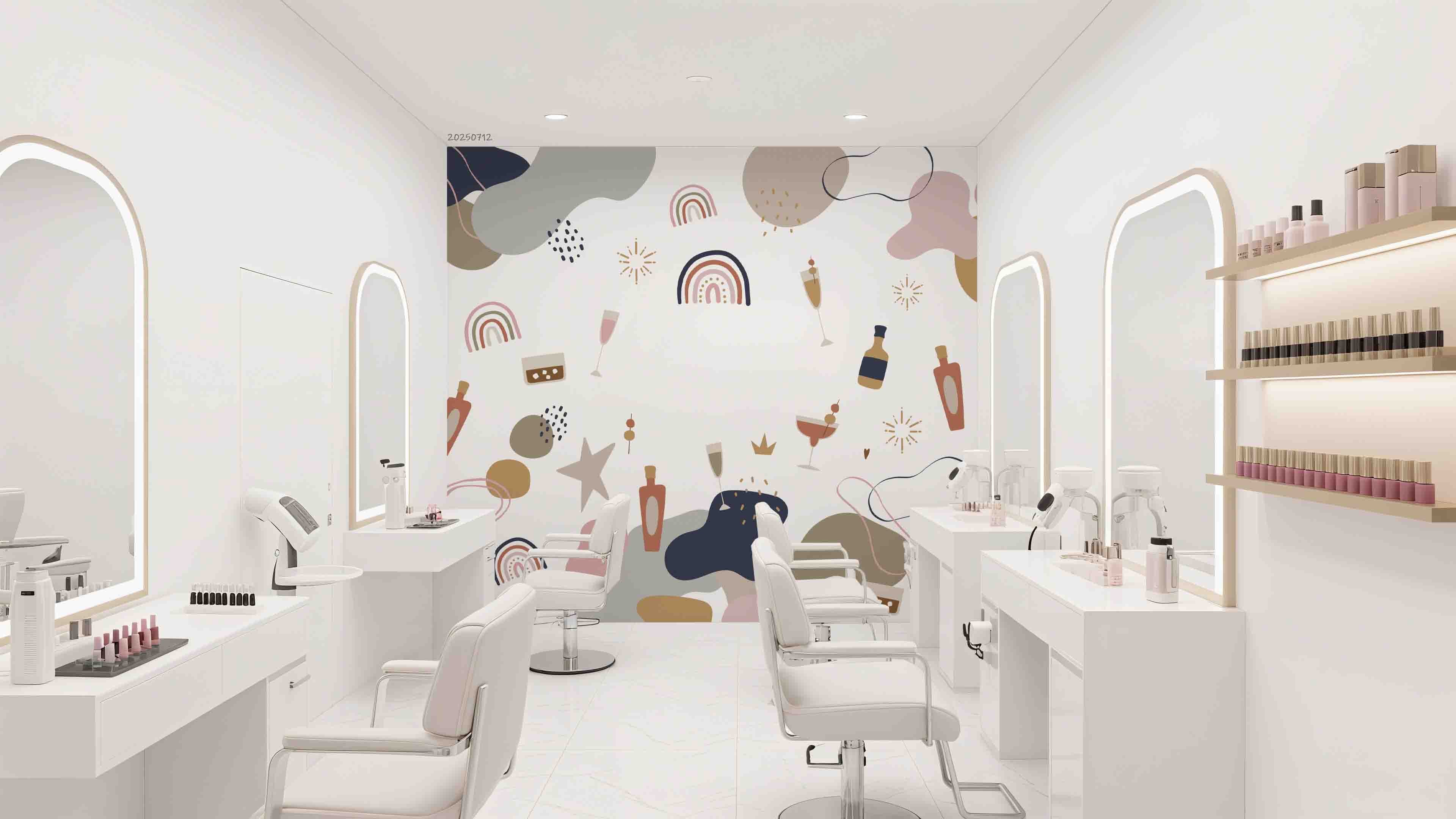 3D Salon Shop Beauty Salon Barber Shop Wall Mural Wallpaper 38