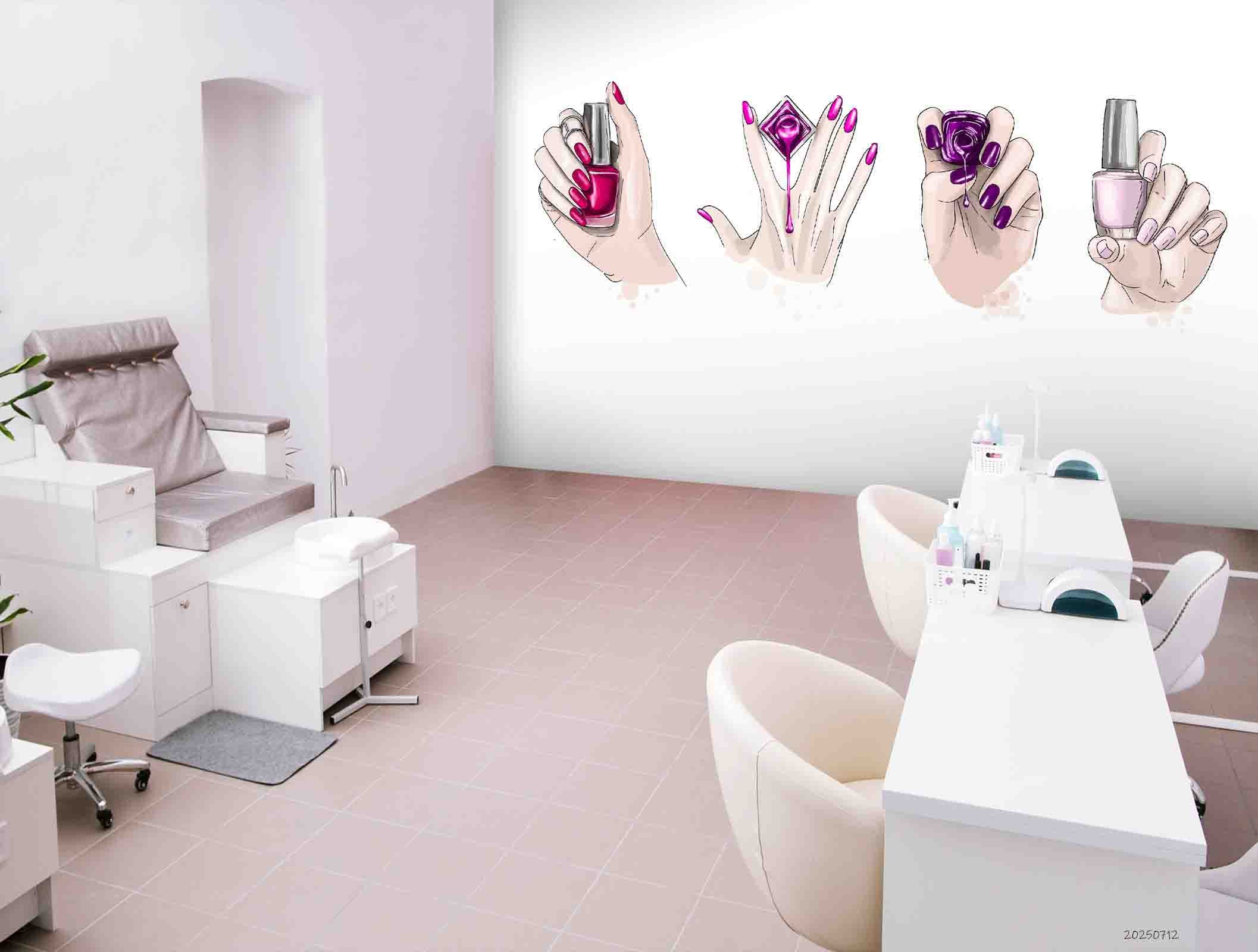 3D Salon Shop Beauty Salon Nail Salon Wall Mural Wallpaper 42