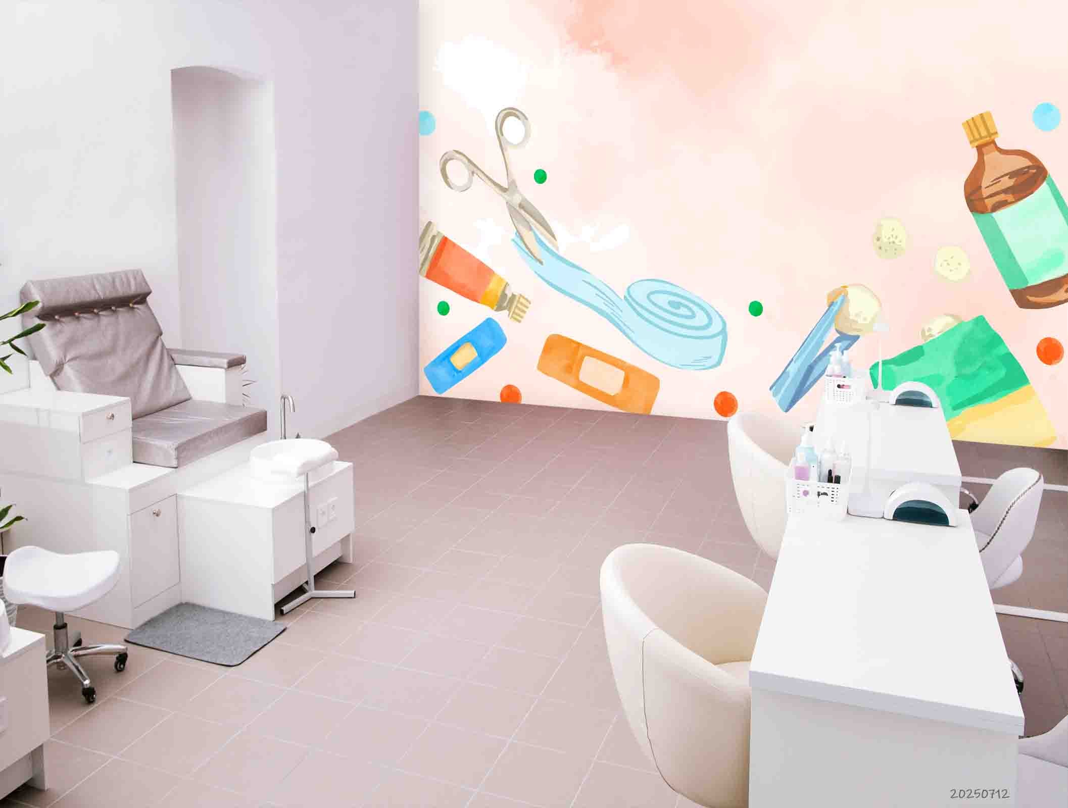 3D Salon Shop Beauty Salon Wall Mural Wallpaper 2