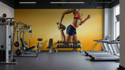 3D Gym Fitness Gymnasium Wall Mural Wallpaper 59