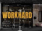 3D Fitness Yoga Person Letter Wall Mural Wallpaper YXL 1729
