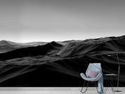 3D Grey Sky Mountain Range Natural Landscape Wallpaper Wall Mural Wall Decor Wall Art Wall Sticker Remoable Wallpaper 2
