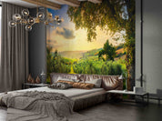 3D Hotel Inn Motel Hostel Resort Manor Scenery Wall Mural Wallpaper 34
