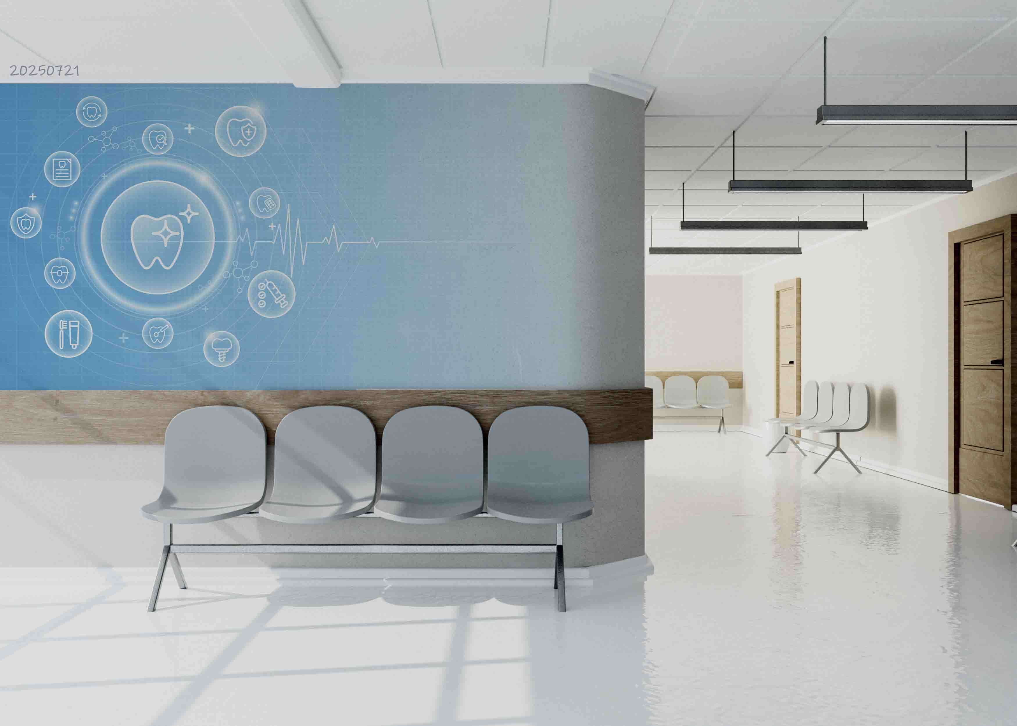 3D Clinic Hospital Rehabilitation Center Medical Healthcare Dental Stomatology Wall Mural Wallpaper 40