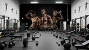 3D Gym Fitness Gymnasium Dumbbell Wall Mural Wallpaper 25