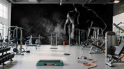 3D Gym Fitness Wall Mural Wallpaper 9