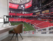 3D Architecture Stadium Auditorium Screen Letter Wall Mural Wallpaper YXL 240