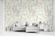 3D Watercolor Plants Leaves Floral Wall Mural Wallpaper GD 5118- Jess Art Decoration