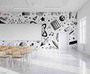 3D School STEM Science Lab Classroom Teaching Aid Wall Mural Wallpaper 51
