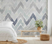 3D Geometric Curve Lines Wall Mural Removable  140