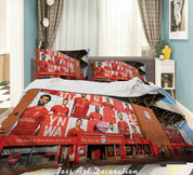 3D Liverpool Football Club Propaganda Poster Quilt Cover Set Bedding Set Duvet Cover Pillowcase 914