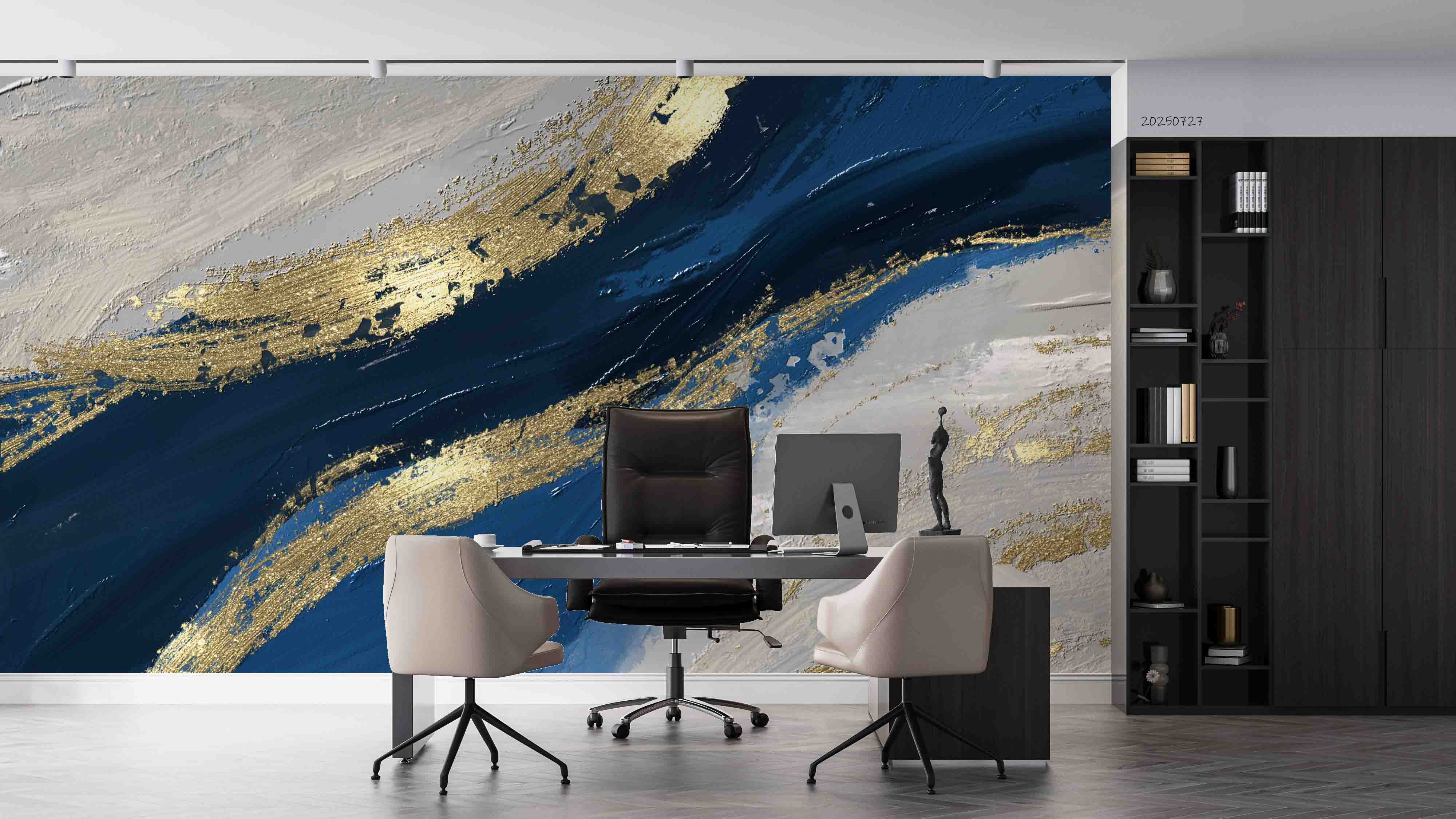 3D Office Business Commerce Marble Abstract Wall Mural Wallpaper 40