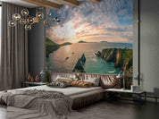 3D Hotel Inn Motel Hostel Resort Manor Scenery Sea Sunrise Wall Mural Wallpaper 30
