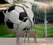 Football Net Football Stadium Wallpaper football stadium wall mural for sports room, club room or fan space - view 5