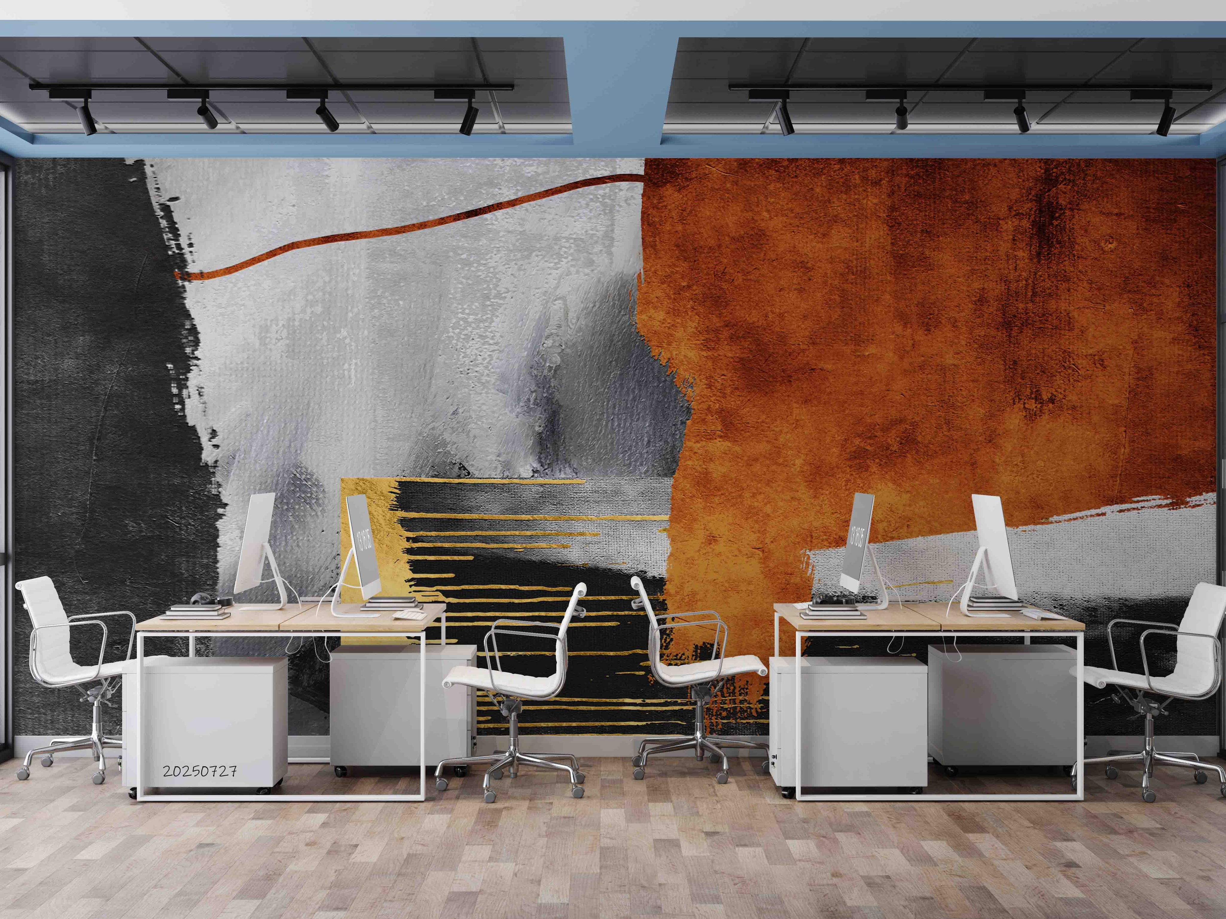 3D Office Business Commerce Abstract Modern Wall Mural Wallpaper 47