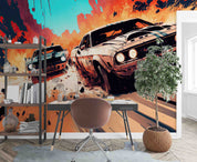 3D Painting Automobile Croci Wall Mural Wallpaper YXL 13- Jess Art Decoration