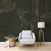 3D Abstract Gold Branch Leaf Wallpaper Wall Mural Wall Decor Wall Art Wall Sticker Remoable Wallpaper LQH