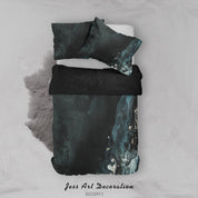 3D Ink And Wash Sea Wave Quilt Cover Set Bedding Set Duvet Cover Pillowcase 55