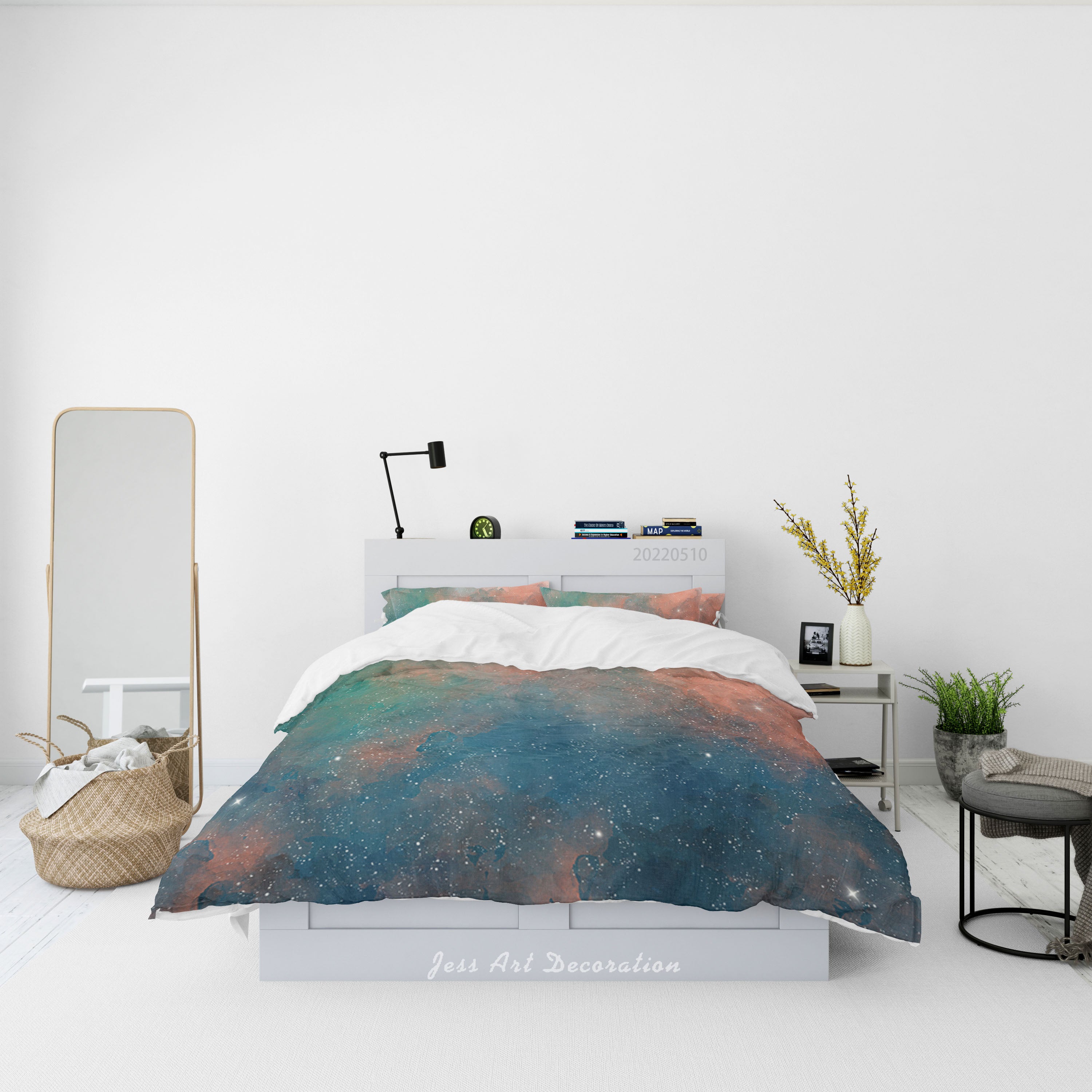 3D Starry Sky Star Quilt Cover Set Bedding Set Duvet Cover Pillowcase 12