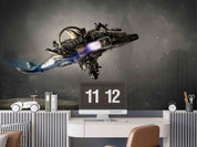 3D Retro Mechanical Dolphin Steampunk Wallpaper Wall Mural Wall Decor Wall Art Wall Sticker Remoable Wallpaper