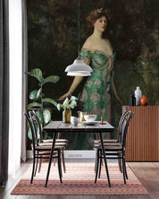 3D Oil Painting Woman Portrait Wall Mural Wallpaper GD 2977- Jess Art Decoration