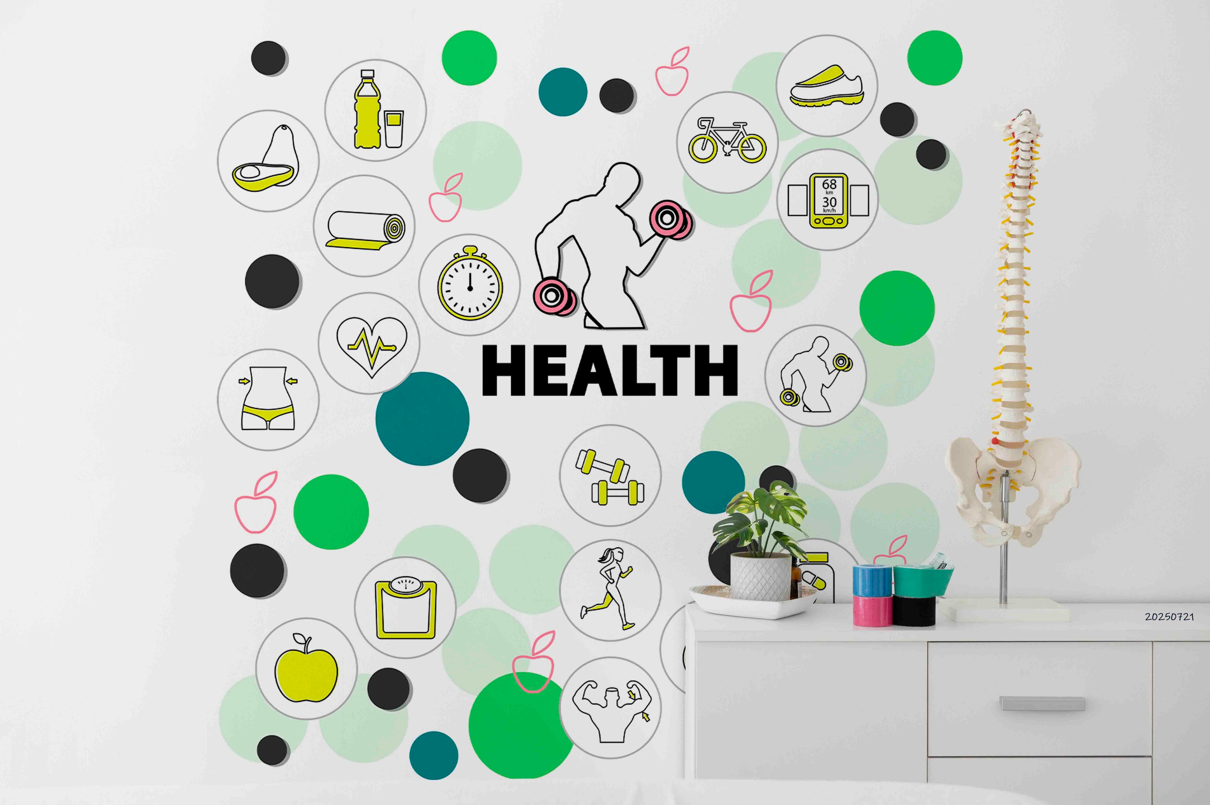 3D Clinic Hospital Rehabilitation Center Medical Healthcare Wall Mural Wallpaper 21