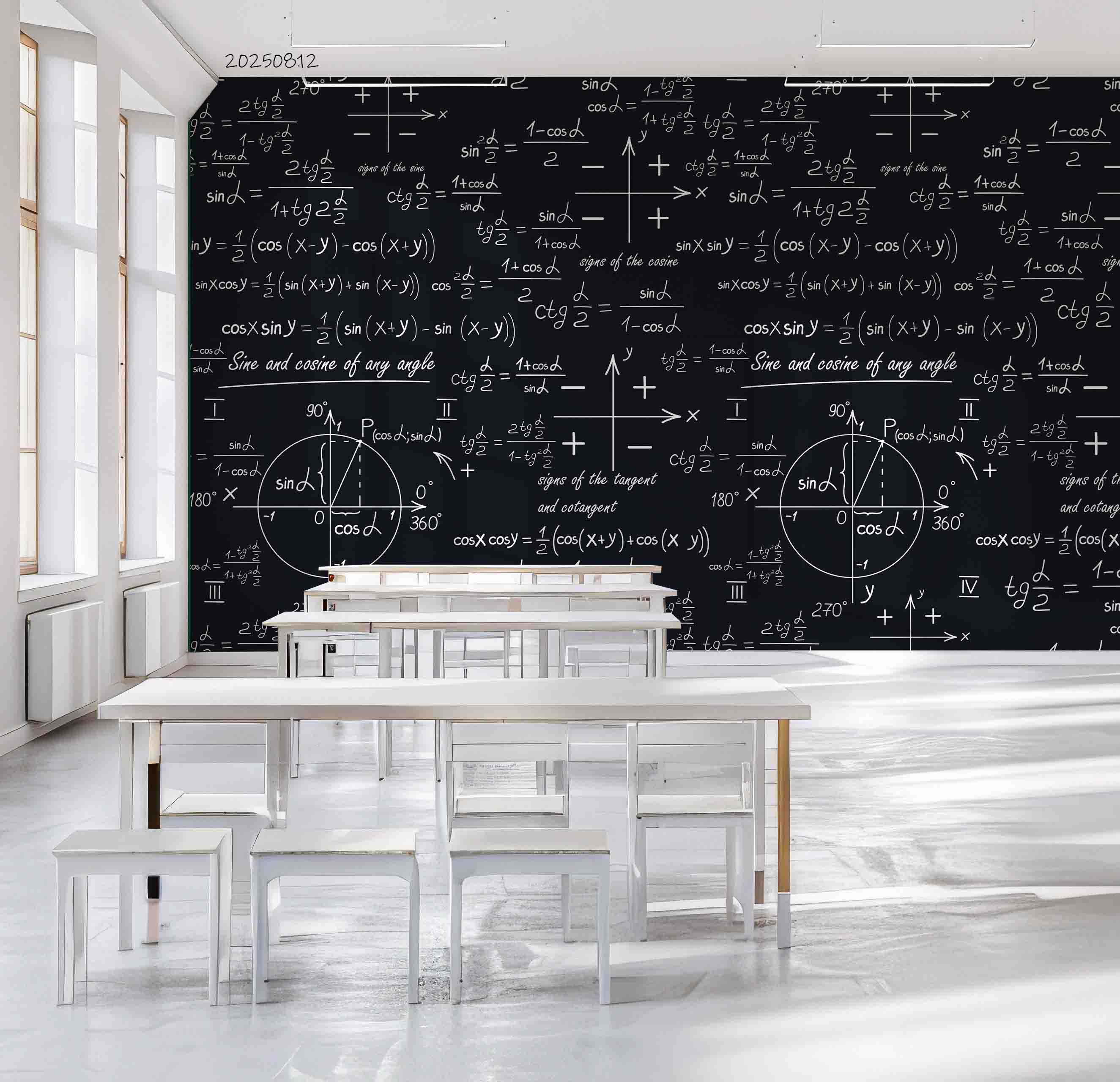 3D School STEM Science Lab Classroom Teaching Aid Math Wall Mural Wallpaper 27