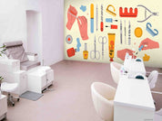 3D Salon Shop Beauty Salon Manicure Set Manicure Tools Wall Mural Wallpaper 30