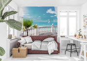 3D Aged Care Retirement Home Gerocomium Rest Home Sea Scenery Wall Mural Wallpaper 15