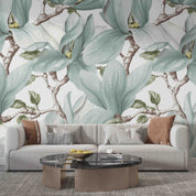 3D Vintage Magnolia Branches Wall Mural Wallpaper GD 5598- Jess Art Decoration