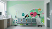 3D Clinic Hospital Rehabilitation Center Medical Healthcare Doctor Wall Mural Wallpaper 35