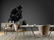 3D Sculpture Meditator Ball Round Wall Mural Wallpaper YXL 2429