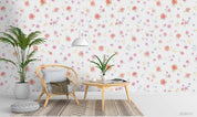 3D Floral Heronsbill White Wall Mural Wallpaper YXL 2267