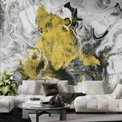 3D Abstract Black White Gold Marble Texture Background Wall Mural Wallpaper GD 4237- Jess Art Decoration
