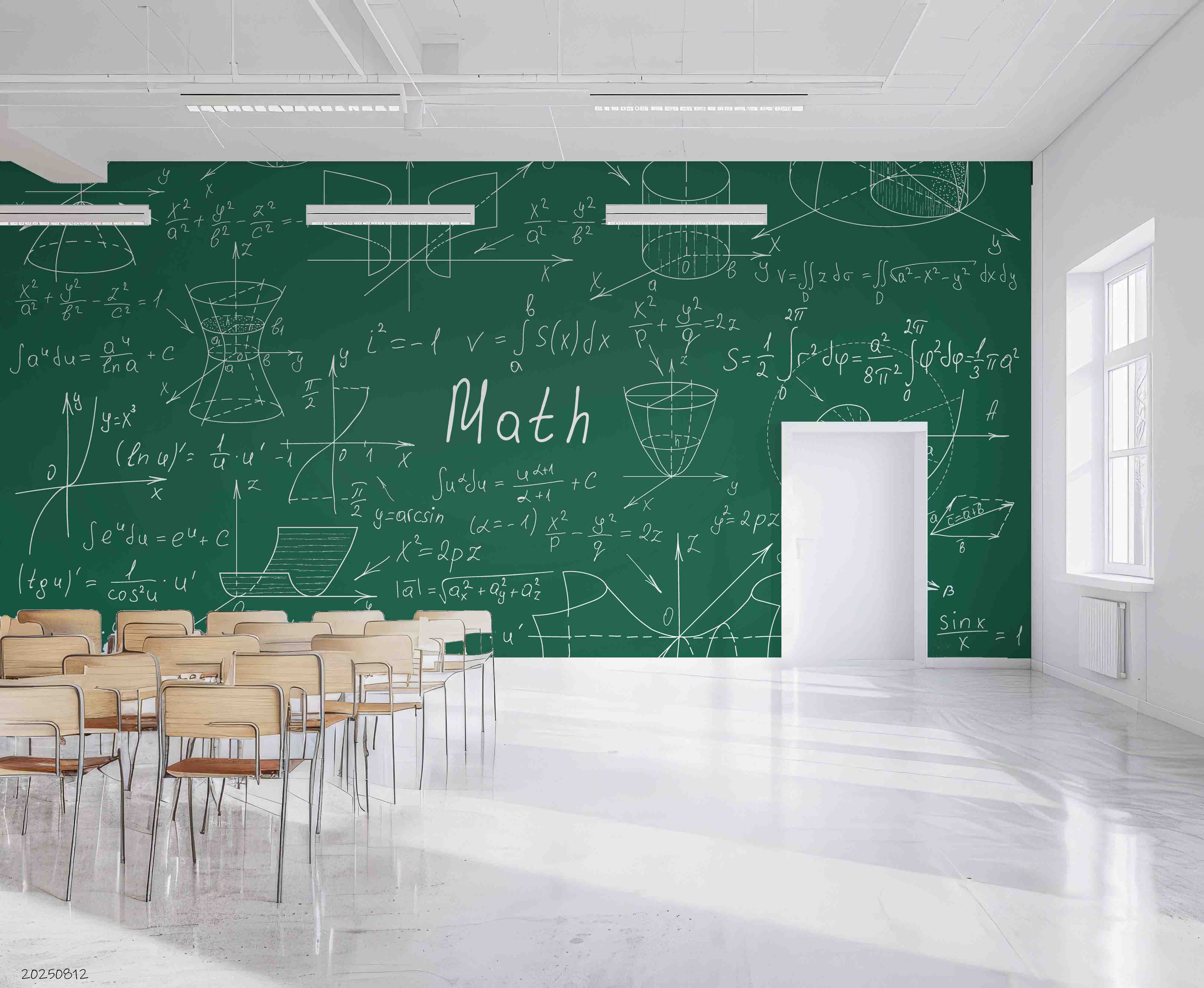 3D School STEM Science Lab Classroom Teaching Aid Math Wall Mural Wallpaper 28