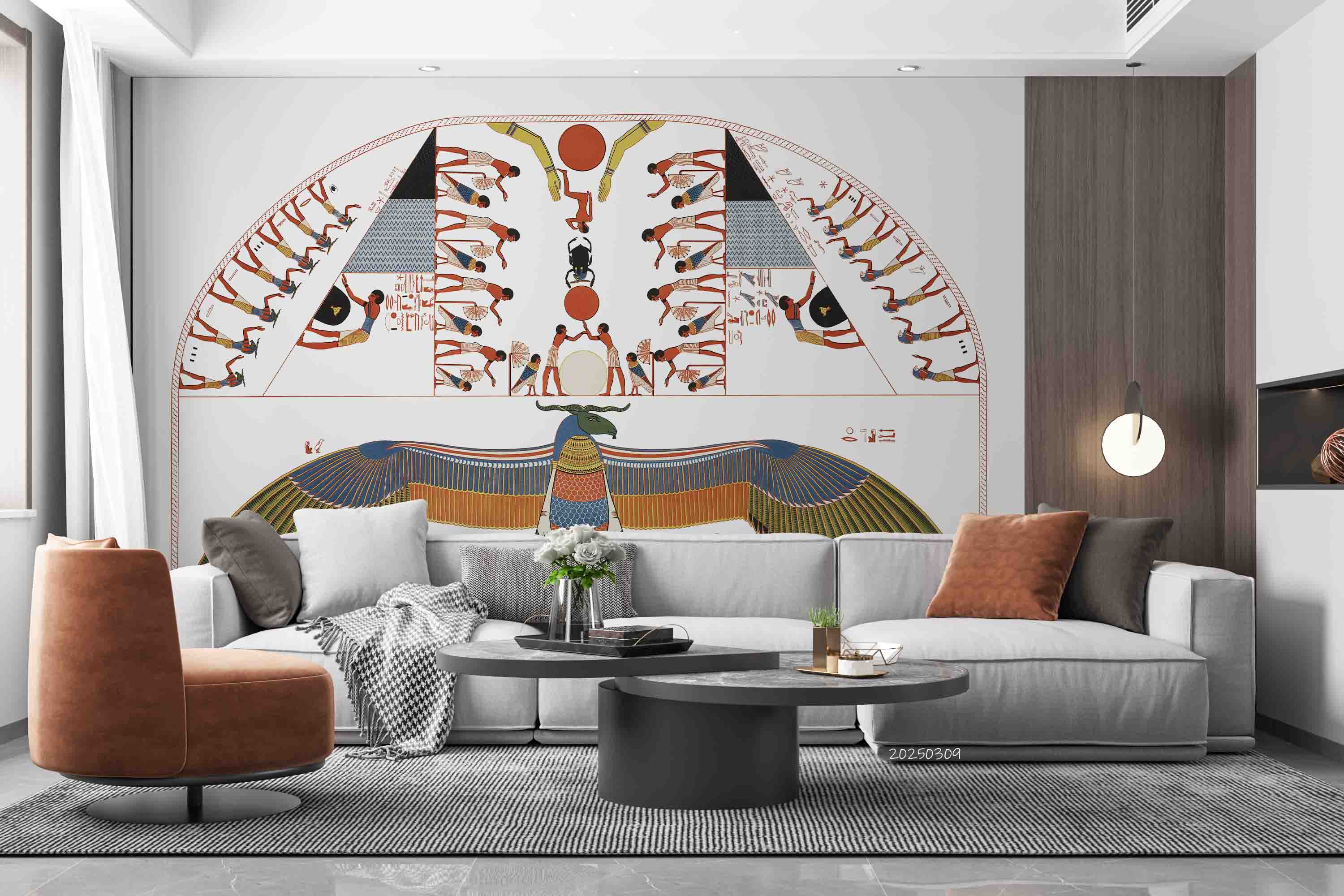 3D Skull Hieroglyph Engraving Ancient Symbol Spiritual Wallpaper Wall Mural Wall Decor Wall Art Wall Sticker Remoable Wallpaper LQH (Copy)